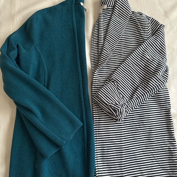 Talbots Teal Open-Front Cardigans - Picture 13 of 14